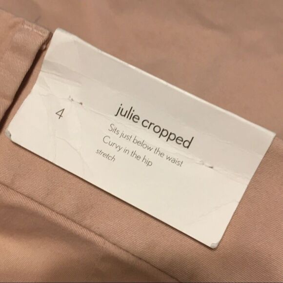 LOFT Ann Taylor Julie Cropped Curvy Stretch Pants - Picture 2 of 4